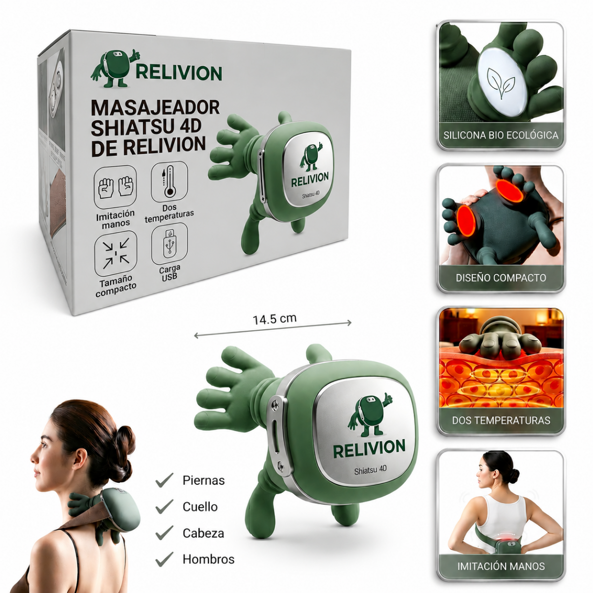 Relivion™ - Masajeador Cervical